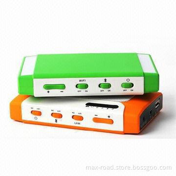 Mobile Power Bank with Bluetooth Speaker wireless AP Router 3-in-1, Best for Travel